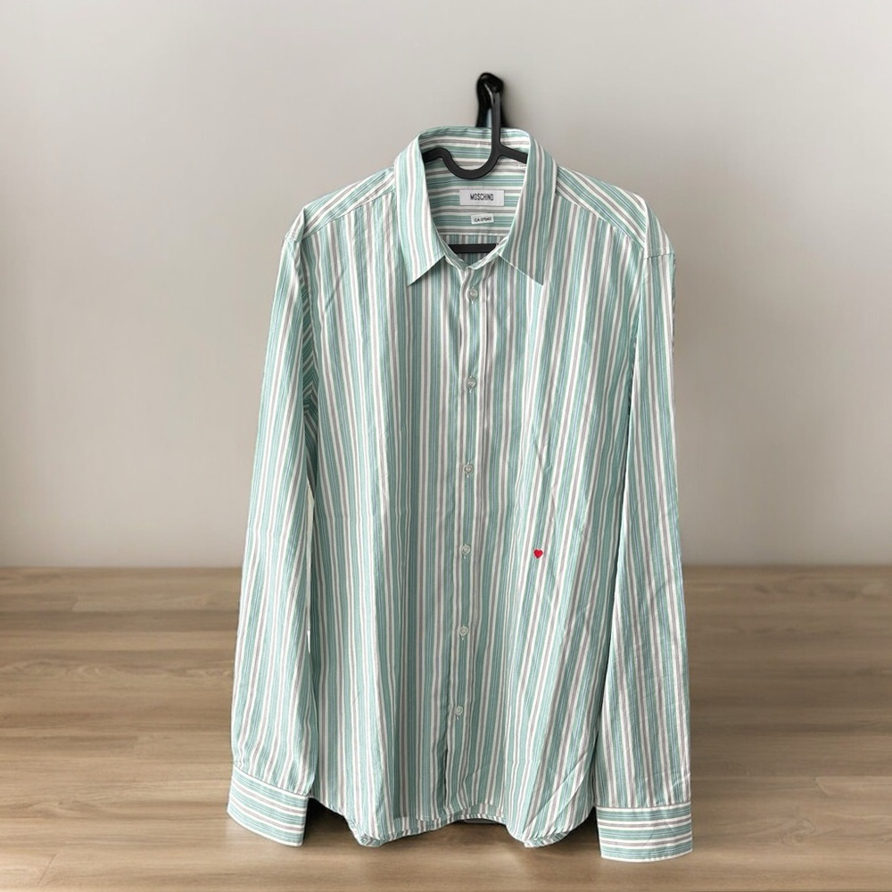 Moschino Button Down Shirt size 15.5’